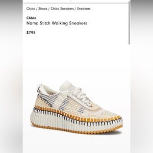 Chloe Nama Sneakers in Biscotti